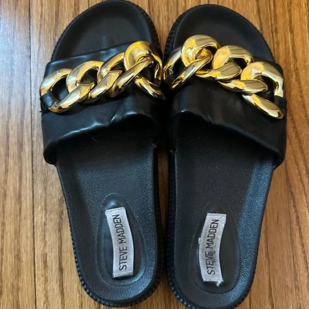Steve Madden Slides Size 7 - Picture 3 of 5